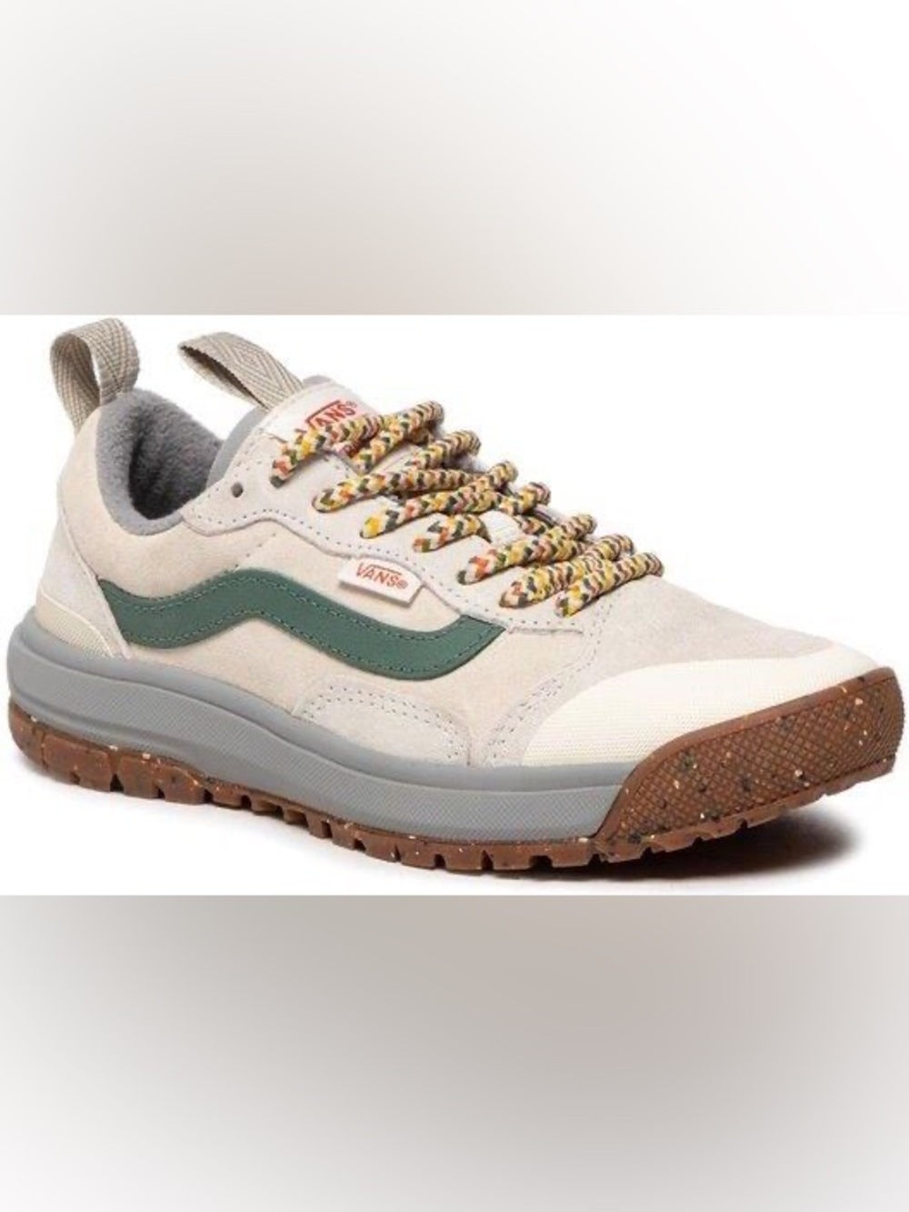 Vans Ultrarange MTE Sneakers in Beige with Green and Gum